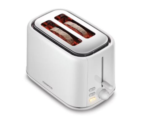 Kenwood Abbey Lux 2-Slice Toaster | White/Chrome