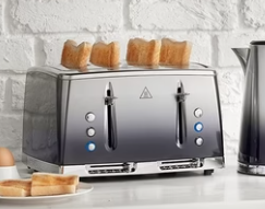 Russell Hobbs Eclipse 4 Slice Toaster | Midnight Blue | 25141