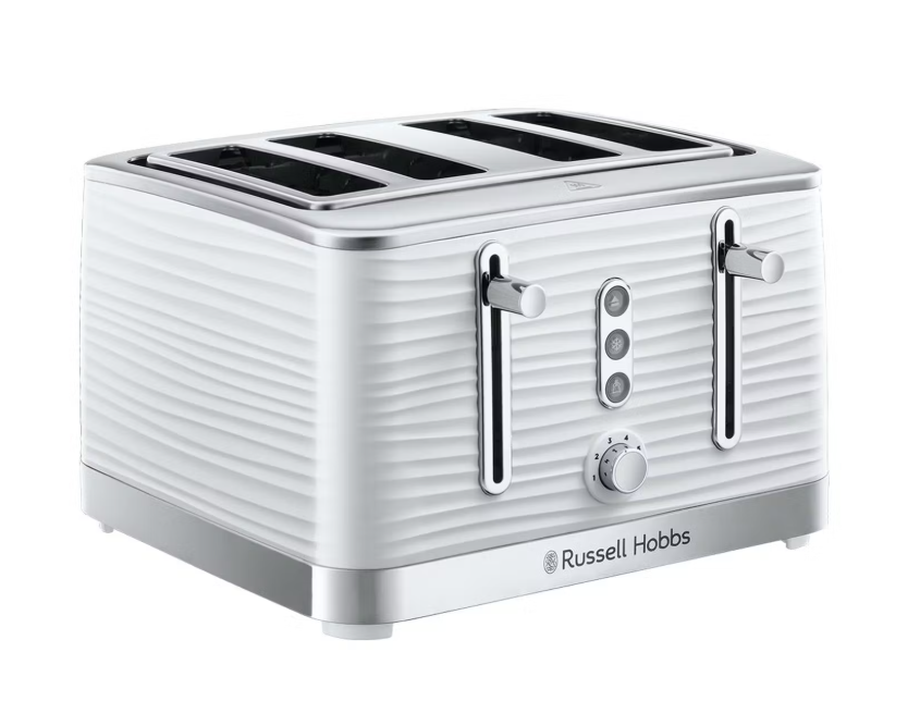 Russell Hobbs Inspire 4 Slice Toaster | White | 24380