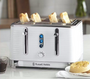 Russell Hobbs Inspire 4 Slice Toaster | White | 24380
