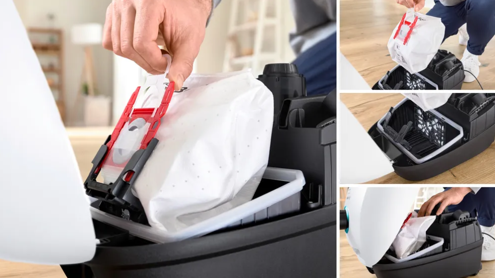 Bosch Series 4 Bagged Vacuum Cleaner Prohygienic | White | BGB41HYGGB