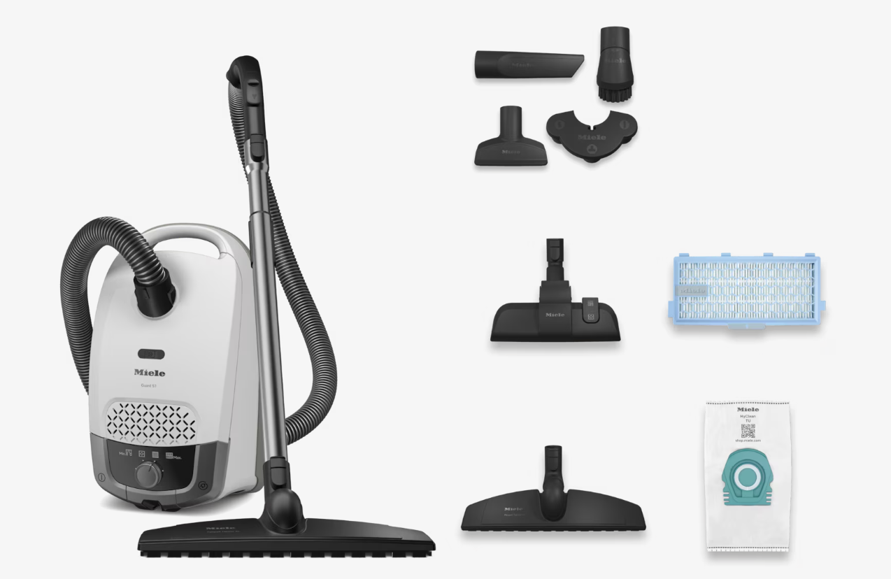 Miele Guard S1 Parquet XL Bagged Vacuum Cleaner | Brillant White | 12652920