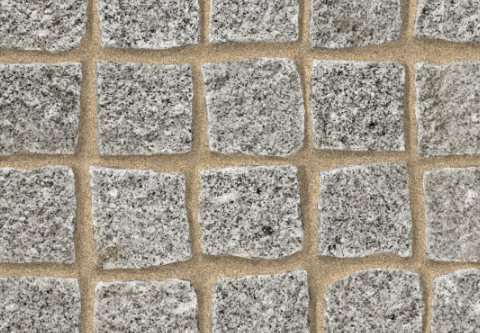 Silver Granite Setts 100x100x100 (All Sides Split)