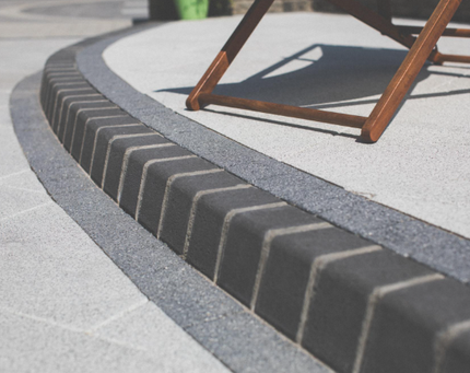 Kerb Large (KL) 200x127x100mm | Smooth | Charcoal