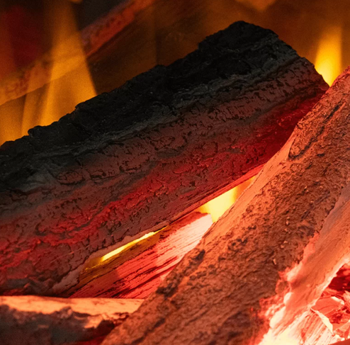 Henley Aurora 1800 Electric Fire Deluxe (Real Logs)