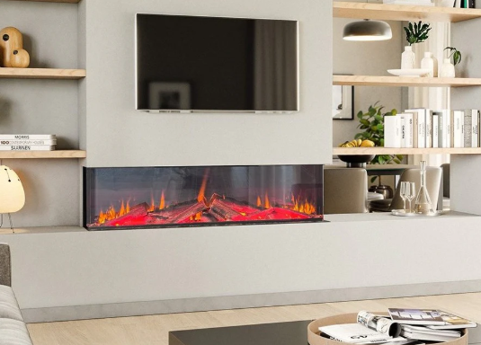 Henley Aurora 1500 Electric Fire (real Logs)