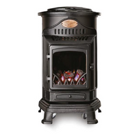 Provence Gas Heater Large | Matt Black