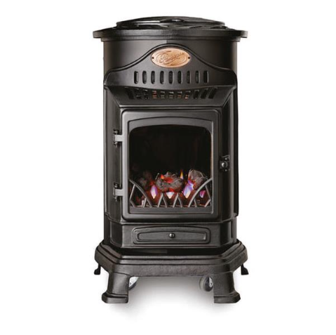 Provence Gas Heater Large | Matt Black