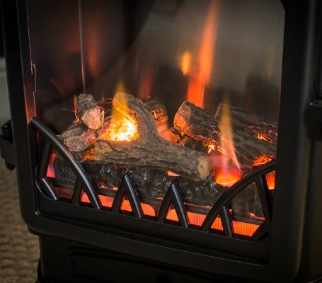 Provence Gas Heater Large | Matt Black