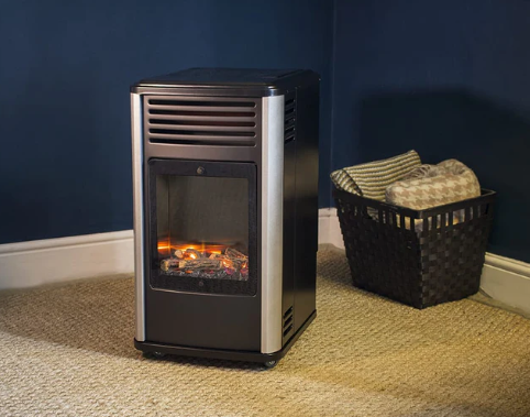 Manhattan Portable Gas Heater | Black