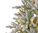 Luxury Hard Needle Pine Snowy Christmas Pre-Lit LED Tree Tree 8ft/240cm