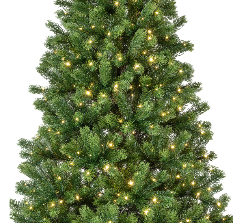 Fir Pre-Lit Micro LED Christmas Tree 7ft/210cm