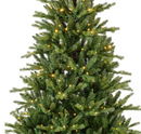 Luxury Hard Needle Pine Green Christmas Pre-Lit LED Tree Tree 7ft/210cm