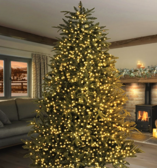 1500 Multi Action Led TreeBrights Timer Warm White