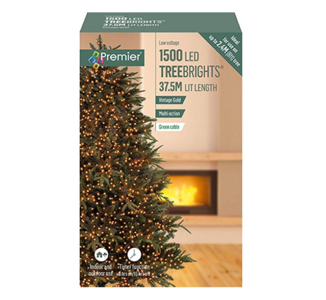 1500 Multi Action LED Treebrights Vintage Gold