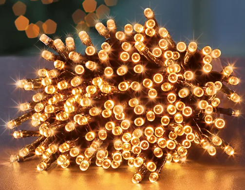 80 Multi Action LED Supabrights Vintage Gold