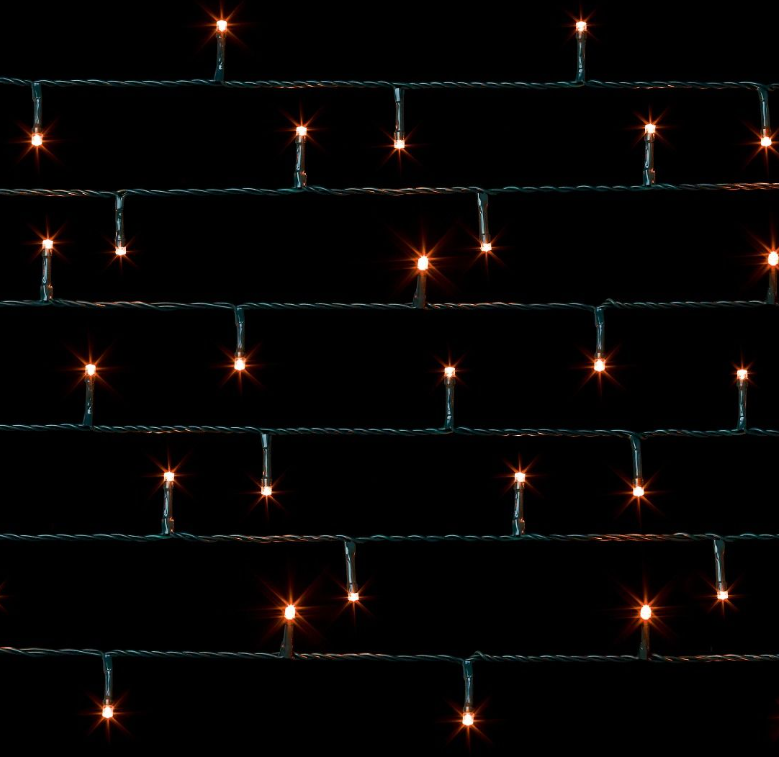 200 M-A B-O Vintage Gold LED Lights With Timer