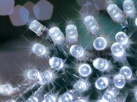 100 M-A B-O White LEDs Lights