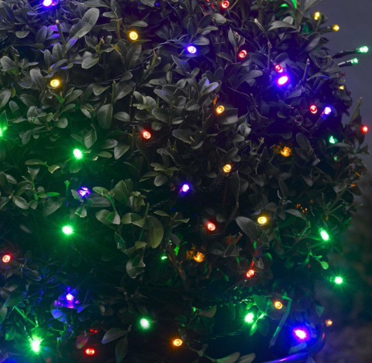 50 Multi Action Battery Operated Multi-Colour LED Lights With Timer