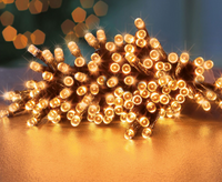 50 Multi Action Battery Operated  Vintage Gold LED