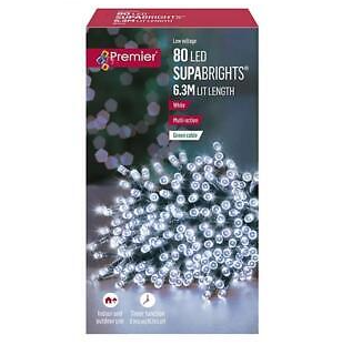 80 M-A LED Supabrights Timer White