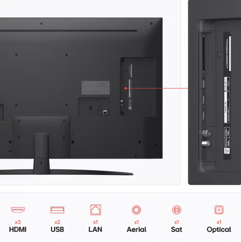 LG 75" Nano 4K Television | 75NANO81A6A.AEK