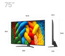 LG 75" Nano 4K Television | 75NANO81A6A.AEK