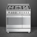 Smeg Concert 90cm Stainless Steel Duel Fuel Range