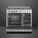 Smeg Concert 90cm Stainless Steel Duel Fuel Range