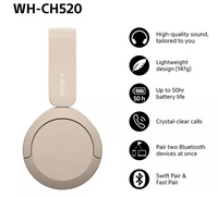 Sony Bluetooth Headphones | Cream