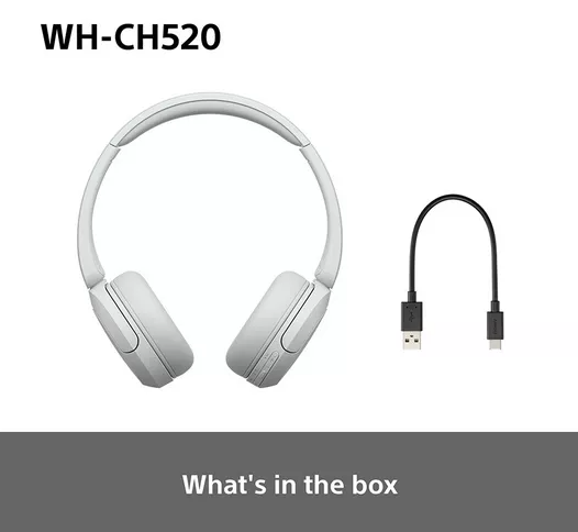 Sony Bluetooth Headphones | White