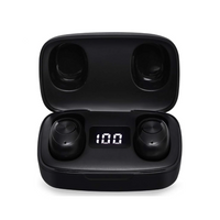 Trevi Black Airbuds Mini Rechargable Bluetooth Earphones