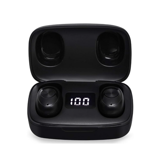 Trevi Black Airbuds Mini Rechargable Bluetooth Earphones