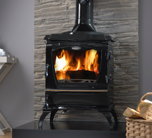 Stanley Fern | Matt Black | Boiler 5kw Room 10.5kw Boiler | HPB | Delivery Included