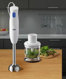 Braun Hand Stick Blender 450 Watt w/ Beaker & Chopper Steel