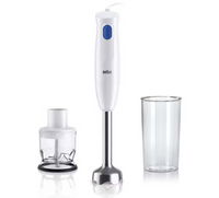 Braun Hand Stick Blender 450 Watt w/ Beaker & Chopper Steel