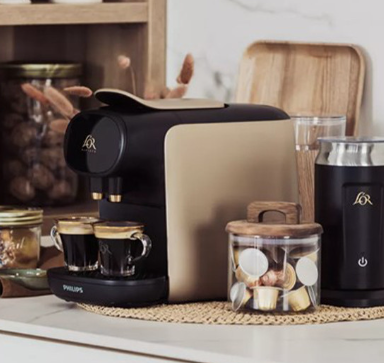Philips L'Or Barista Sublime Capsule Coffee Machine | Champagne