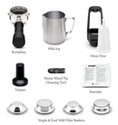 Sage The Bambino Plus Espresso Machine | Black Truffle | SES500BTR4GUK1