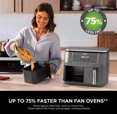 Ninja 6-in-1 Dual Zone Air Fryer 7.6L  | DZ300UK