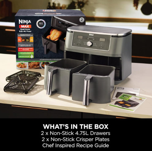 Ninja Ninja MAX 6-in-1 Dual Zone Air Fryer 9.5L