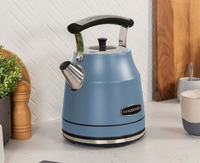 Rangemaster Classic Stone Blue Dome Kettle