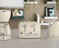 Delonghi Argento Flora 2 Slice Toaster Cream CT04.BG