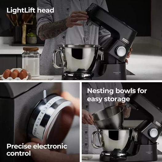 Kenwood Chef Titanium Baker KVC85.004BK