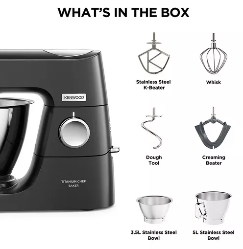 Kenwood Chef Titanium Baker KVC85.004BK