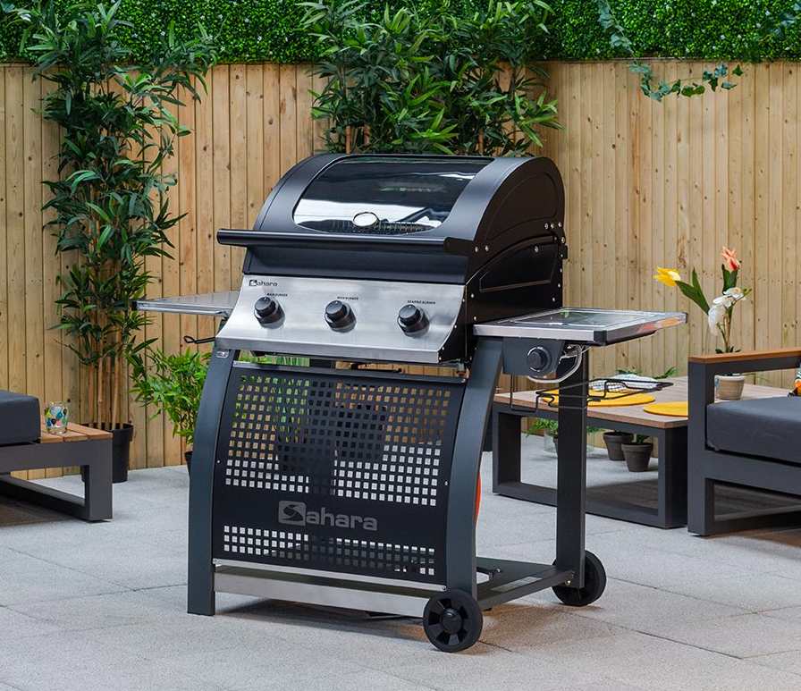 Sahara S375 3 Burner Gas Barbeque