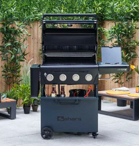 Sahara 4 Burner X450 Gas BBQ (Teal)