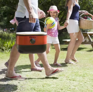 Sahara Mini Red Portable BBQ