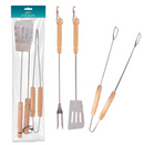 RSW BBQ Tool Set Wood Handle 3pk
