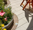 Newgrange Flag 600X300X40mm | Silver Granite | Shot Blast