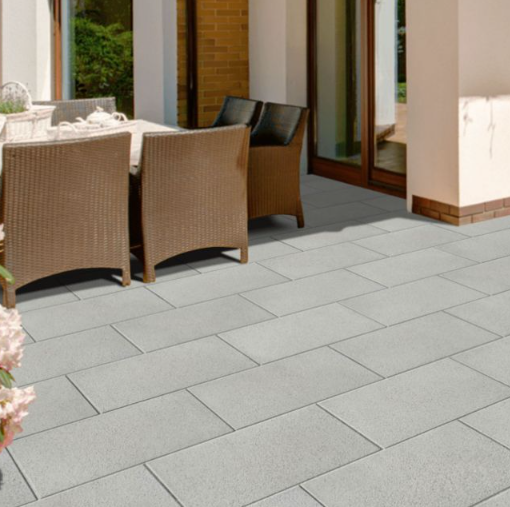 Newgrange Flag 600X300X40mm | Silver Granite | Shot Blast